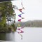 In the Breeze 5185 — 48" Jewel Curlie, Yellow, Green, Fuschia, Pink